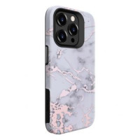 Evelatus Aizmugurējais vāciņš Evelatus Apple iPhone 15 Pro Armor case TPU+PC Customized Print Design Marble Silver