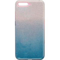 Ilike Aizmugurējais vāciņš iLike Huawei Y6 2018 Gradient Glitter 3in1 case Blue