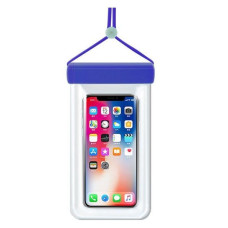 Ilike Maciņš universāls sportam iLike Universal Waterproof phone case 115 mm x 220 mm pool beach bag Blue