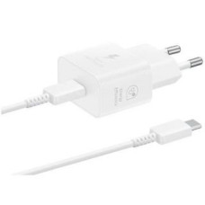 Samsung Adapteris Samsung  USB-C 25W Travel Charger + USB-C Data Cable EP-T2510XWE White
