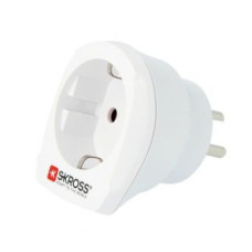 Skross Adapteris Skross  Travel adapter CA EU to DEN - Europe to Denmark White
