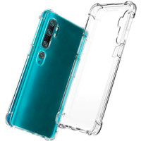 Evelatus Aizmugurējais vāciņš Evelatus Xiaomi Mi Note 10 Military Shockproof Silicone Case TPU Transparent