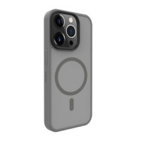Evelatus Aizmugurējais vāciņš Evelatus Apple iPhone 15 Pro Max Hybird Case With Magsafe PC+TPU Silver