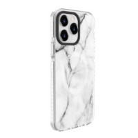 Evelatus Aizmugurējais vāciņš Evelatus Apple iPhone 15 Pro Max PC+TPU With MagSafe Customized Print Marble White