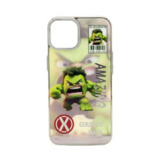 Ilike Aizmugurējais vāciņš iLike Apple iPhone 15 PC Silicone Case Green Boy
