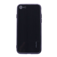Evelatus Aizmugurējais vāciņš Evelatus Apple iPhone 7/8 Water Ripple Full Color Electroplating Tempered Glass Black