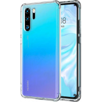 Evelatus Aizmugurējais vāciņš Evelatus Huawei P30 Pro Military Shockproof Silicone Case TPU Transparent