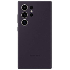 Samsung Aizmugurējais vāciņš Samsung - Galaxy S24 Ultra Dark Silicone Cover Violet