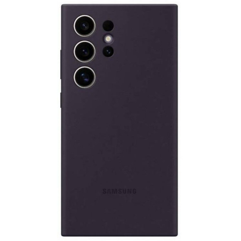 Samsung Aizmugurējais vāciņš Samsung - Galaxy S24 Ultra Dark Silicone Cover Violet