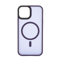 Evelatus Aizmugurējais vāciņš Evelatus Apple iPhone 14 Hybrid Case With MagSafe PC+TPU Deep Purple