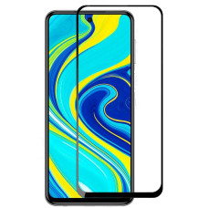 Ilike Aizsargstikls iLike Xiaomi Redmi Note 9 2.5D / Redmi 9T / Poco M3  Black Frame Full Glue