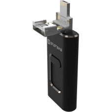 Evelatus Zibatmiņa Evelatus  USB Flash 4in1 64GB EFD03 (USB,Micro,Type C and iPhone) Black