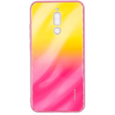 Evelatus Aizmugurējais vāciņš Evelatus Xiaomi Redmi 8 Water Ripple Gradient Color Anti-Explosion Tempered Glass Case Gradient Yellow-Pink