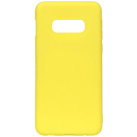 Evelatus Aizmugurējais vāciņš Evelatus Samsung Galaxy S10e Nano Silicone Case Soft Touch TPU Yellow
