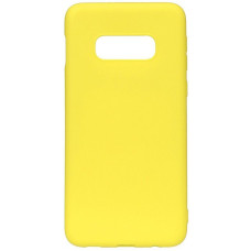 Evelatus Aizmugurējais vāciņš Evelatus Samsung Galaxy S10e Nano Silicone Case Soft Touch TPU Yellow