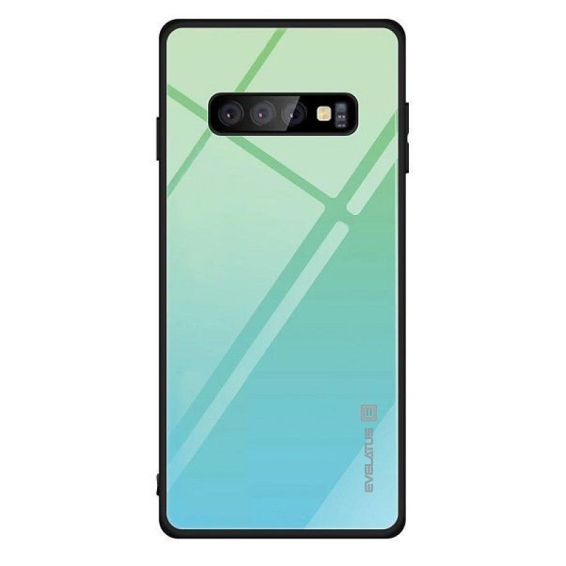 Evelatus Aizmugurējais vāciņš Evelatus Huawei Y6 2019 Gradient Glass Case Lagoon