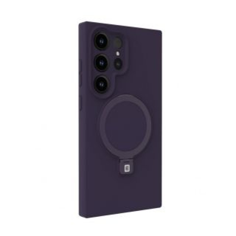 Evelatus Aizmugurējais vāciņš Evelatus Samsung Galaxy S25 Ultra Premium Magnetic with Stand Soft Touch Silicone Case Purple
