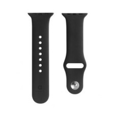 Evelatus Siksniņa Evelatus  Apple Watch 38/40/41mm Silicone Loop Watch Straps (132mm M/L) Black