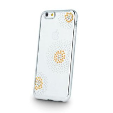 Beeyo Aizmugurējais vāciņš Beeyo Sony E5 Flower Dots TPU Silver