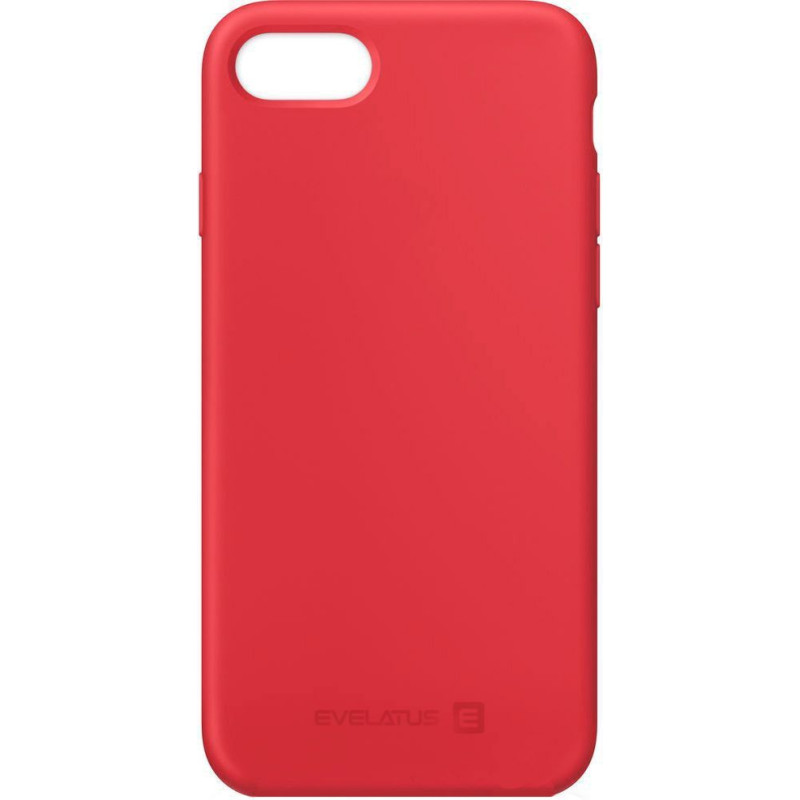 Evelatus Aizmugurējais vāciņš Evelatus Apple iPhone 7/8/SE2020/SE2022 Nano Silicone Case Soft Touch TPU Red