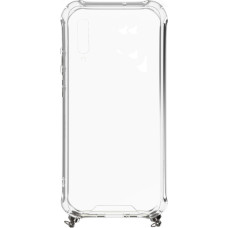 Evelatus Aizmugurējais vāciņš Evelatus Samsung Galaxy A50 Silicone Transparent with Necklace TPU Strap Space Gray