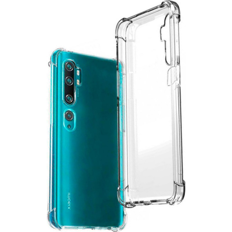 Evelatus Aizmugurējais vāciņš Evelatus Xiaomi Mi Note 10 / Mi Note 10 Pro Military Shockproof Silicone Case TPU Transparent