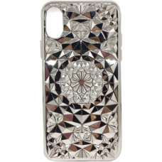 Greengo Aizmugurējais vāciņš GreenGo Apple iPhone X 3D Case Silver