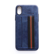Evelatus Aizmugurējais vāciņš Evelatus Apple iPhone X Cubit Plastic Blue