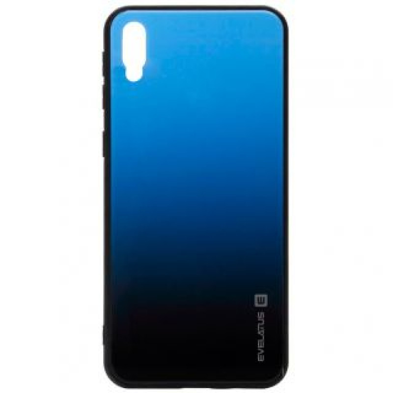 Evelatus Aizmugurējais vāciņš Evelatus Huawei Y6 2019 Gradient Glass Case 7 Sea Depth