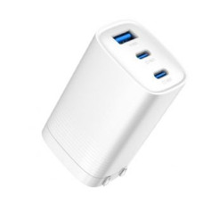 Evelatus Adapteris Evelatus  65W Max Fast Charger CN USB-C1/USB-C1/USB-A White