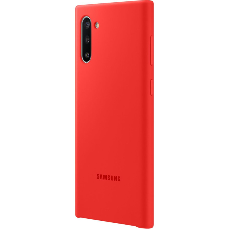 Samsung Aizmugurējais vāciņš Samsung  Note 10 Silicone cover Red