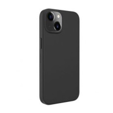 Evelatus Aizmugurējais vāciņš Evelatus Apple iPhone 14 Genuine Leather Case with MagSafe Black