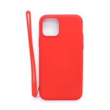 Evelatus Aizmugurējais vāciņš Evelatus Apple iPhone 11 Pro Soft Touch Silicone Case with Strap Red