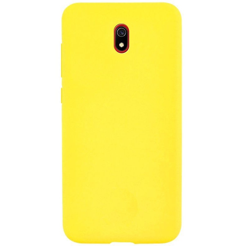 Evelatus Aizmugurējais vāciņš Evelatus Xiaomi Redmi 8a Nano Silicone Case Soft Touch TPU Yellow