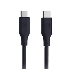 Evelatus Kabelis Evelatus  USB C to USB C Silicone Cable 1.2M 60W / 20V3A Black