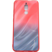 Evelatus Aizmugurējais vāciņš Evelatus Xiaomi Redmi 8 Water Ripple Gradient Color Anti-Explosion Tempered Glass Case Gradient Red-Black