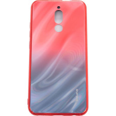 Evelatus Aizmugurējais vāciņš Evelatus Xiaomi Redmi 8 Water Ripple Gradient Color Anti-Explosion Tempered Glass Case Gradient Red-Black