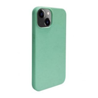 Ilike Aizmugurējais vāciņš iLike Apple iPhone 14 Silicone plastic case Eco Print Design Flower Green