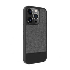 Ilike Aizmugurējais vāciņš iLike Apple iPhone 14 Pro Plastic Leather Back Cover Gray
