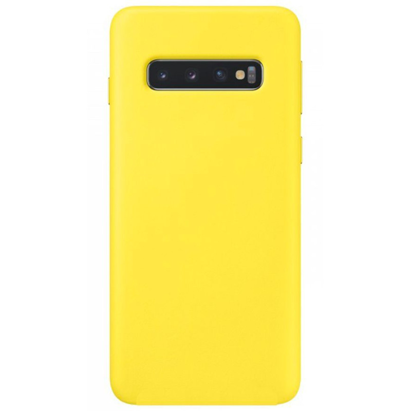 Evelatus Aizmugurējais vāciņš Evelatus Samsung Galaxy S10e Premium Soft Touch Silicone Case Light Yellow
