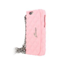 Apple Aizmugurējais vāciņš Apple  Quilted Clutch Silicon Case for Iphone 6 Pink