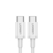 Ugreen Kabelis Ugreen  Type C to Type C Cable Silicone 1m White