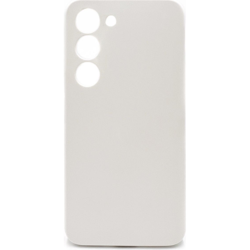 Evelatus Aizmugurējais vāciņš Evelatus Samsung Galaxy S23 Premium Soft Touch Silicone Case White
