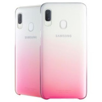 Samsung Aizmugurējais vāciņš Samsung  Galaxy A20e Gradation Cover EF-AA202CPEGWW Pink