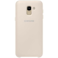 Samsung Aizmugurējais vāciņš Samsung  J6 2018 J600 Dual Layer Cover EF-PJ600CFEGWW Gold
