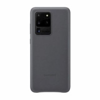 Samsung Aizmugurējais vāciņš Samsung  Galaxy S20 Ultra Leather Cover case Gray