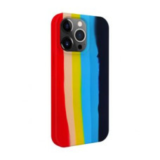 Evelatus Aizmugurējais vāciņš Evelatus Apple iPhone 14 Pro Silicone case Multi-Colored Rainbow