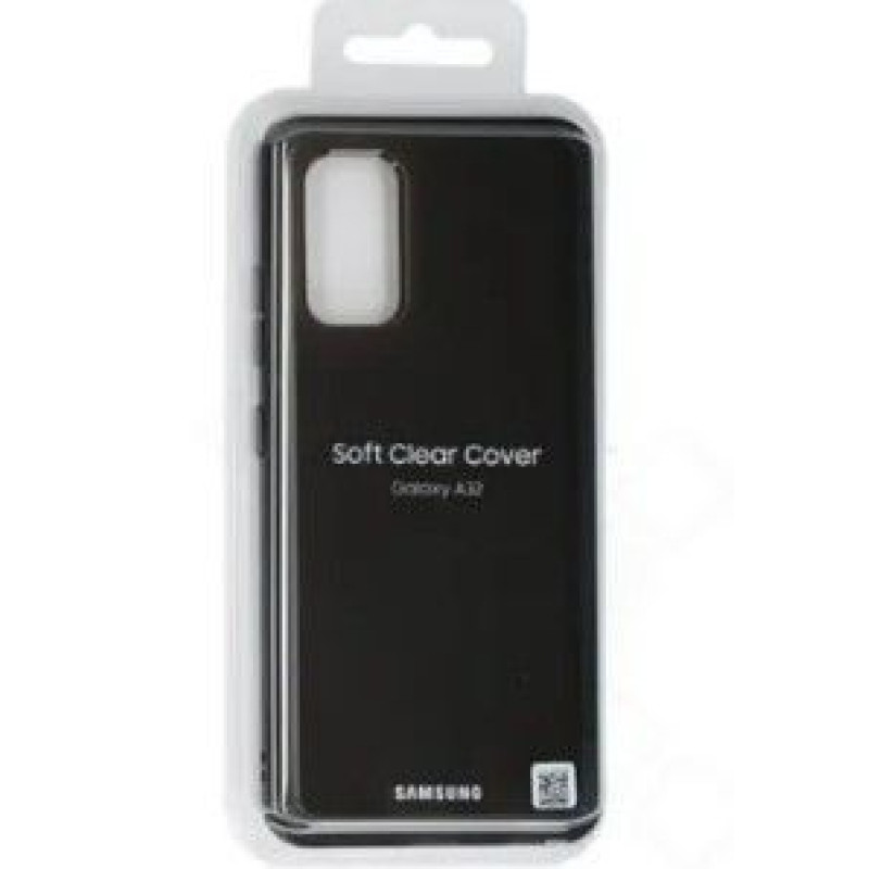Samsung Aizmugurējais vāciņš Samsung - Soft Clear Cover Galaxy A32 Black