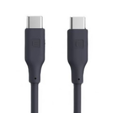 Evelatus Kabelis Evelatus  USB C to USB C Silicone Cable 1.2M 60W / 20V3A Grey