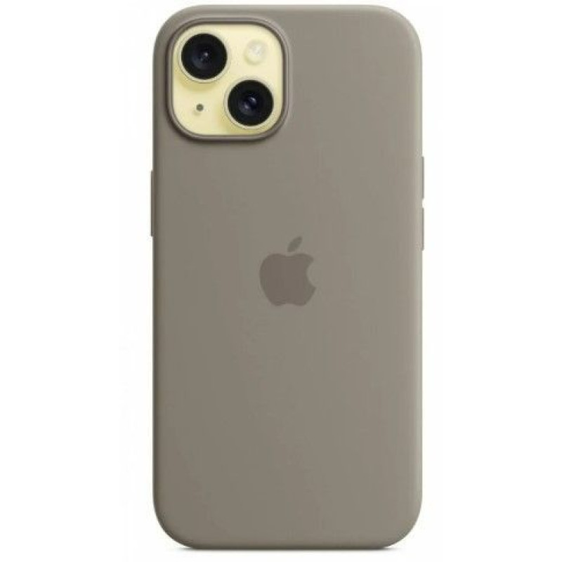 Apple Aizmugurējais vāciņš Apple - iPhone 15 Silicone Case with MagSafe - Clay